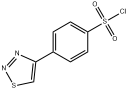 4-(1,2,3-噻二唑-4-基)苯磺酰氯 结构式