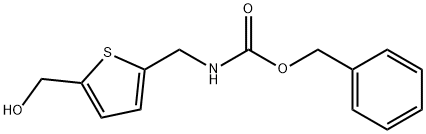 BENZYL N-óó5-(HYDROXYMETHYL)-2-THIENYL]METHYL]CARBAMATE,97% 结构式