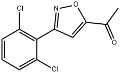 1-[3-(2,6-DICHLOROPHENYL)ISOXAZOL-5-YL]ETHAN-1-ONE 结构式