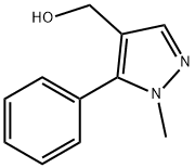 (1-METHYL-5-PHENYL-1H-PYRAZOL-4-YL)METHANOL 结构式