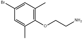 2-(4-溴-2,6-二甲基苯氧基)乙烷-1-胺 结构式