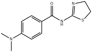 Benzamide, N-(4,5-dihydro-2-thiazolyl)-4-(dimethylamino)- (9CI) 结构式