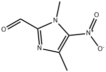 1,4-DIMETHYL-5-NITRO-1H-IMIDAZOLE-2-CARBALDEHYDE 结构式