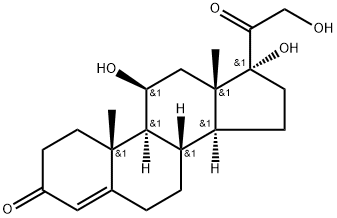 氢化可的松原料药 结构式