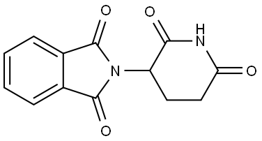 沙利度胺 结构式