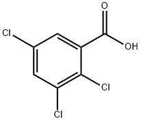 2,3,5-三氯苯甲酸 结构式