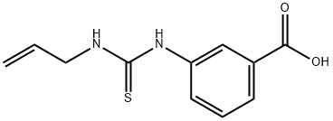 3-(prop-2-enylthiocarbamoylamino)benzoic acid 结构式