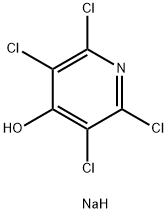 2,3,5,6-四氯-4-吡啶酚钠 结构式