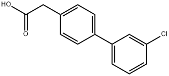 3'-氯-4-联苯乙酸 结构式