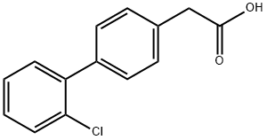 (2'-CHLORO-BIPHENYL-4-YL)-ACETIC ACID 结构式