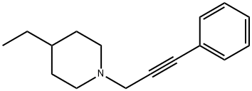 Piperidine, 4-ethyl-1-(3-phenyl-2-propynyl)- (9CI) 结构式