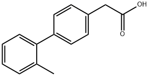 4-(2-甲基苯基)苯基]乙酸 结构式
