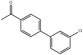 1-(3'-氯-[1,1'-联苯]-4-基)乙烷-1-酮 结构式