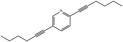 2,5-di-1-hexynylpyridine 结构式