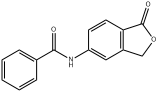 Benzamide, N-(1,3-dihydro-1-oxo-5-isobenzofuranyl)- (9CI) 结构式