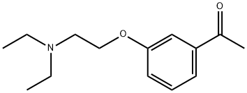 1-{3-[2-(diethylamino)ethoxy]phenyl}ethanone 结构式