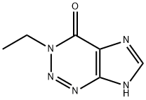 4H-Imidazo[4,5-d]-1,2,3-triazin-4-one,  3-ethyl-3,5-dihydro-  (9CI) 结构式