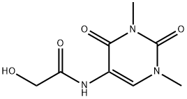 Acetamide, 2-hydroxy-N-(1,2,3,4-tetrahydro-1,3-dimethyl-2,4-dioxo-5-pyrimidinyl)- (9CI) 结构式