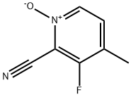 2-Pyridinecarbonitrile, 3-fluoro-4-methyl-, 1-oxide (9CI) 结构式