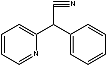 alpha-(2-吡啶基)-苯乙腈 结构式
