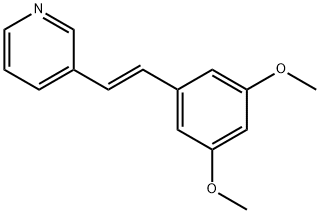 (E)-3-(3,5-diMethoxystyryl)pyridine 结构式