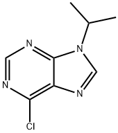 6-chloro-9-isopropyl-9H-purine 结构式