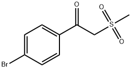 1-(4-bromophenyl)-2-(methylsulfonyl)-1-ethanone 结构式