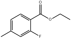 2-氟-4-甲基苯甲酸乙酯 结构式