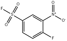 4-FLUORO-3-NITRO-BENZENESULFONYL FLUORIDE 结构式