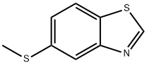 Benzothiazole, 5-(methylthio)- (9CI) 结构式