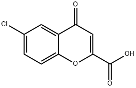 6-氯色酮-2-甲酸 结构式