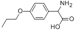 AMINO(4-PROPOXYPHENYL)ACETIC ACID 结构式