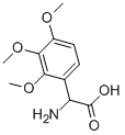 AMINO-(2,3,4-TRIMETHOXY-PHENYL)-ACETIC ACID 结构式