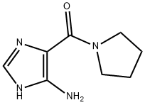 Pyrrolidine,  1-[(5-amino-1H-imidazol-4-yl)carbonyl]-  (9CI) 结构式