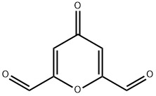 4H-Pyran-2,6-dicarboxaldehyde, 4-oxo- (9CI) 结构式