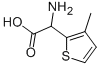 2-(3-甲基噻吩-2-基)甘氨酸 结构式