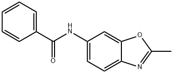 Benzamide, N-(2-methyl-6-benzoxazolyl)- (9CI) 结构式
