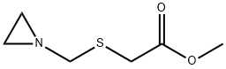 Acetic acid, [(1-aziridinylmethyl)thio]-, methyl ester (9CI) 结构式