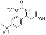 (S)-3-((tert-Butoxycarbonyl)amino)-3-(4-(trifluoromethyl)phenyl)propanoicacid