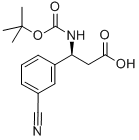 (S)-3-((tert-Butoxycarbonyl)amino)-3-(3-cyanophenyl)propanoicacid