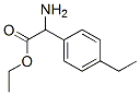 Benzeneacetic acid, alpha-amino-4-ethyl-, ethyl ester (9CI) 结构式