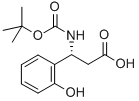 BOC-(R)-3-氨基-3-(2-苯酚基)-丙酸 结构式