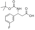 N-叔丁氧羰基-(R)-3-氨基-3-(3-氟苯基)丙酸