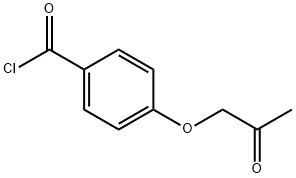 Benzoyl chloride, 4-(2-oxopropoxy)- (9CI) 结构式