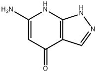 4H-Pyrazolo[3,4-b]pyridin-4-one, 6-amino-1,7-dihydro- (9CI) 结构式