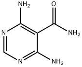 4,6-DIAMINOPYRIMIDINE-5-CARBOXAMIDE 结构式