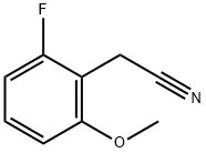 2-氟-6-甲氧基苯乙腈 结构式