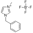 1-苄基-3-甲基咪唑四氟硼酸盐 结构式