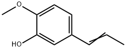 2-methoxy-5-(1-propenyl)phenol 结构式