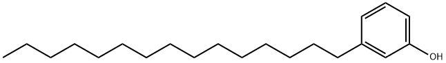 3-十五烷基苯酚 结构式